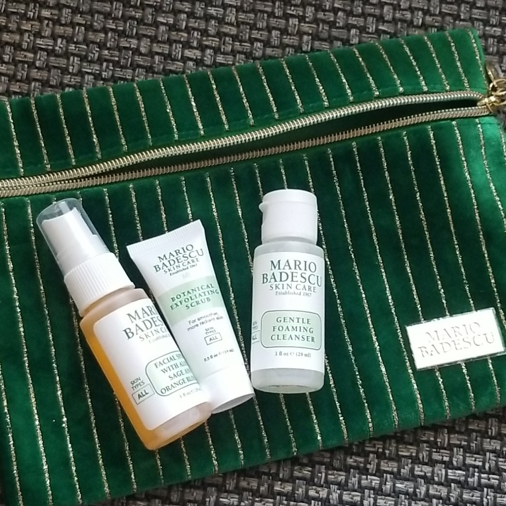 NWT 4 Piece Mario Badescu Skin Beauty Travel Kit